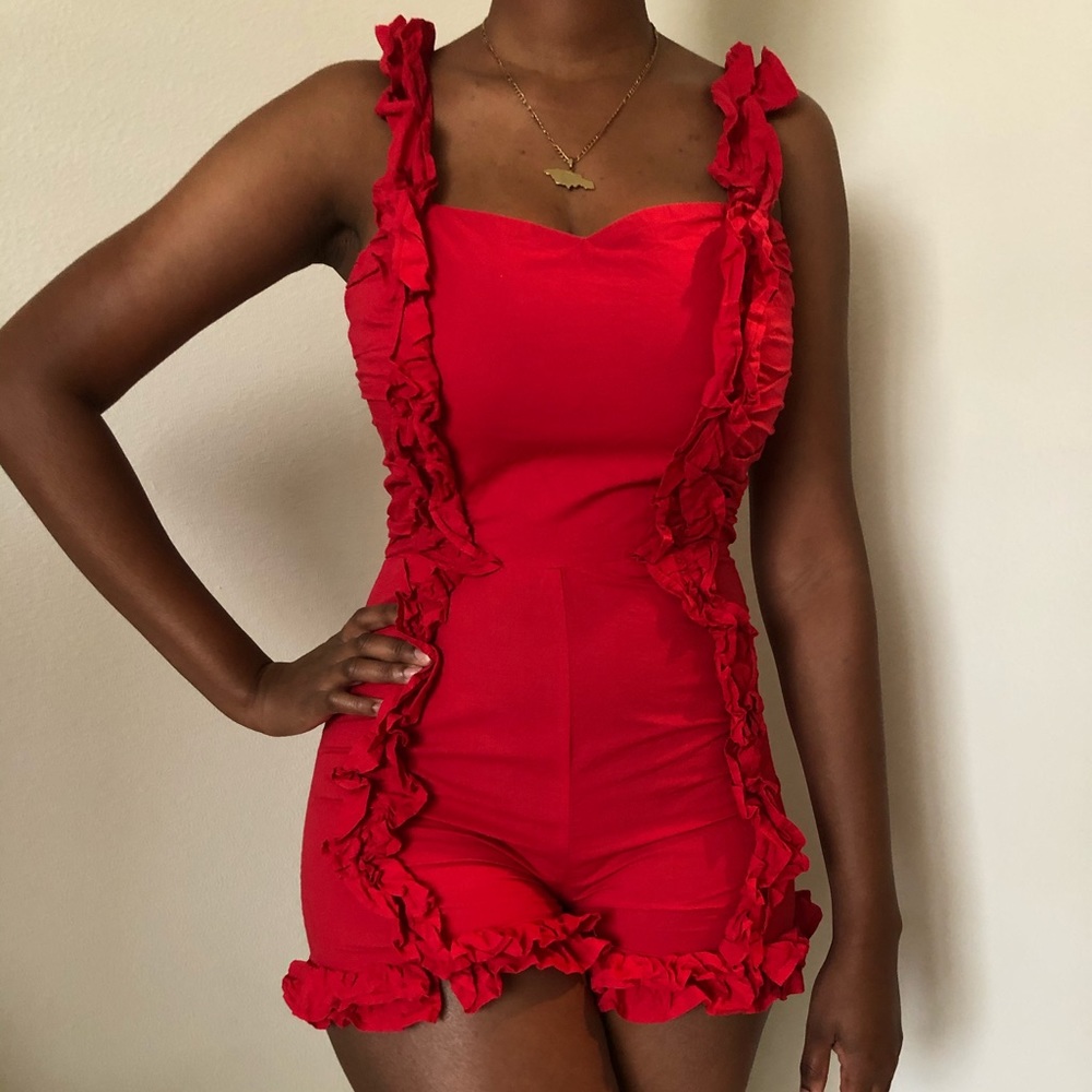Urban Outfitters Red Romper